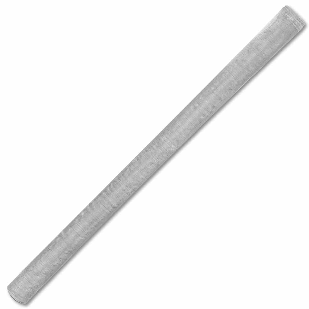 Aluminum Mesh Screen 39.4"x196.9" Silver E6934