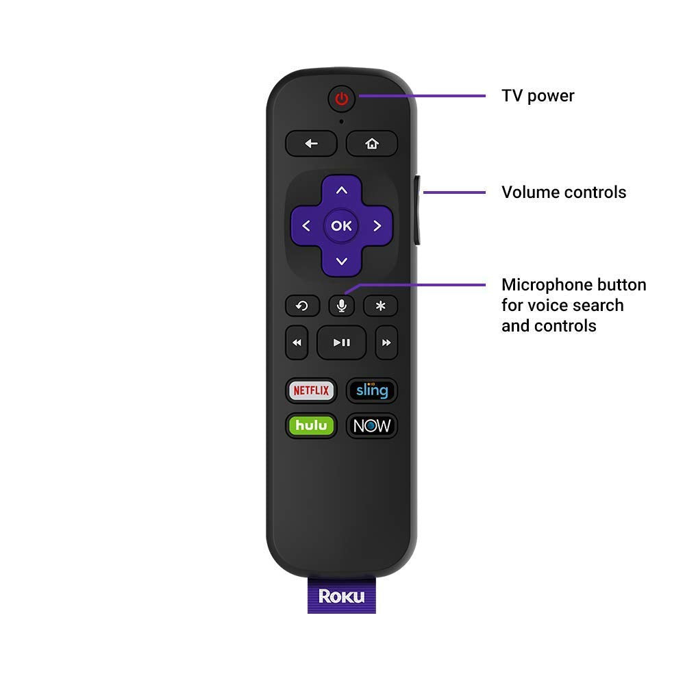 Black Streaming Stick with Voice Remote M330