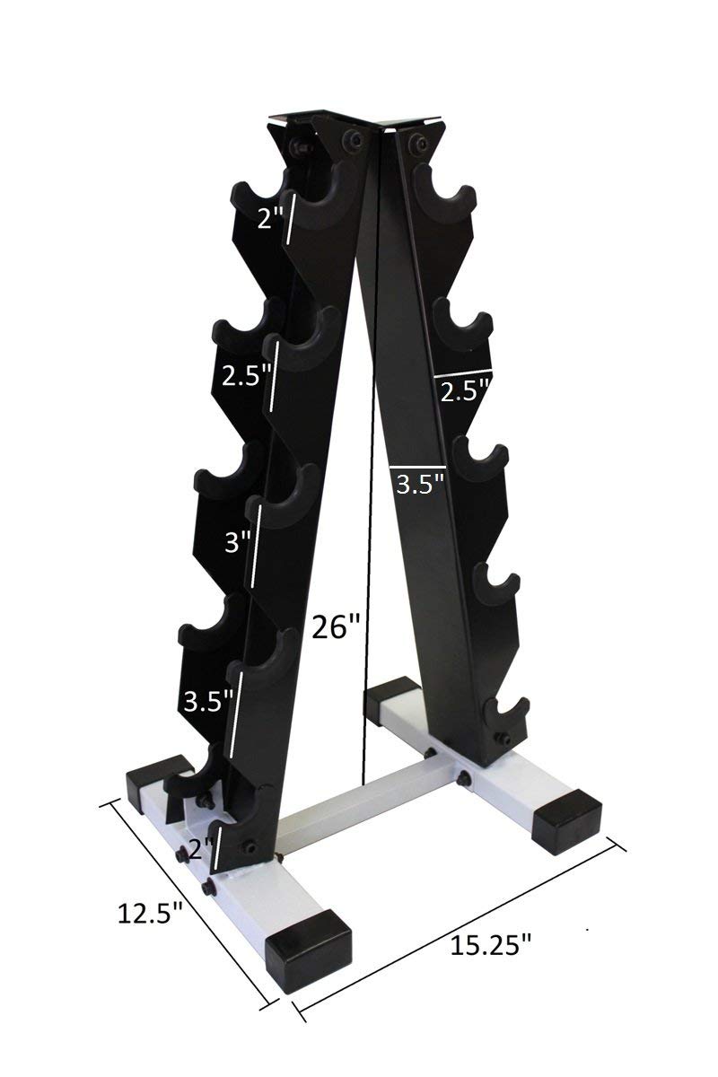 Neoprene Dumbbell Set with Rack Q379922