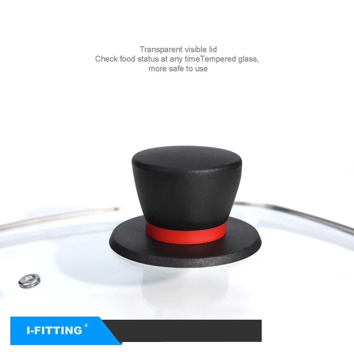 12 Inch Tempered Glass Lid with Steam Vent F320520