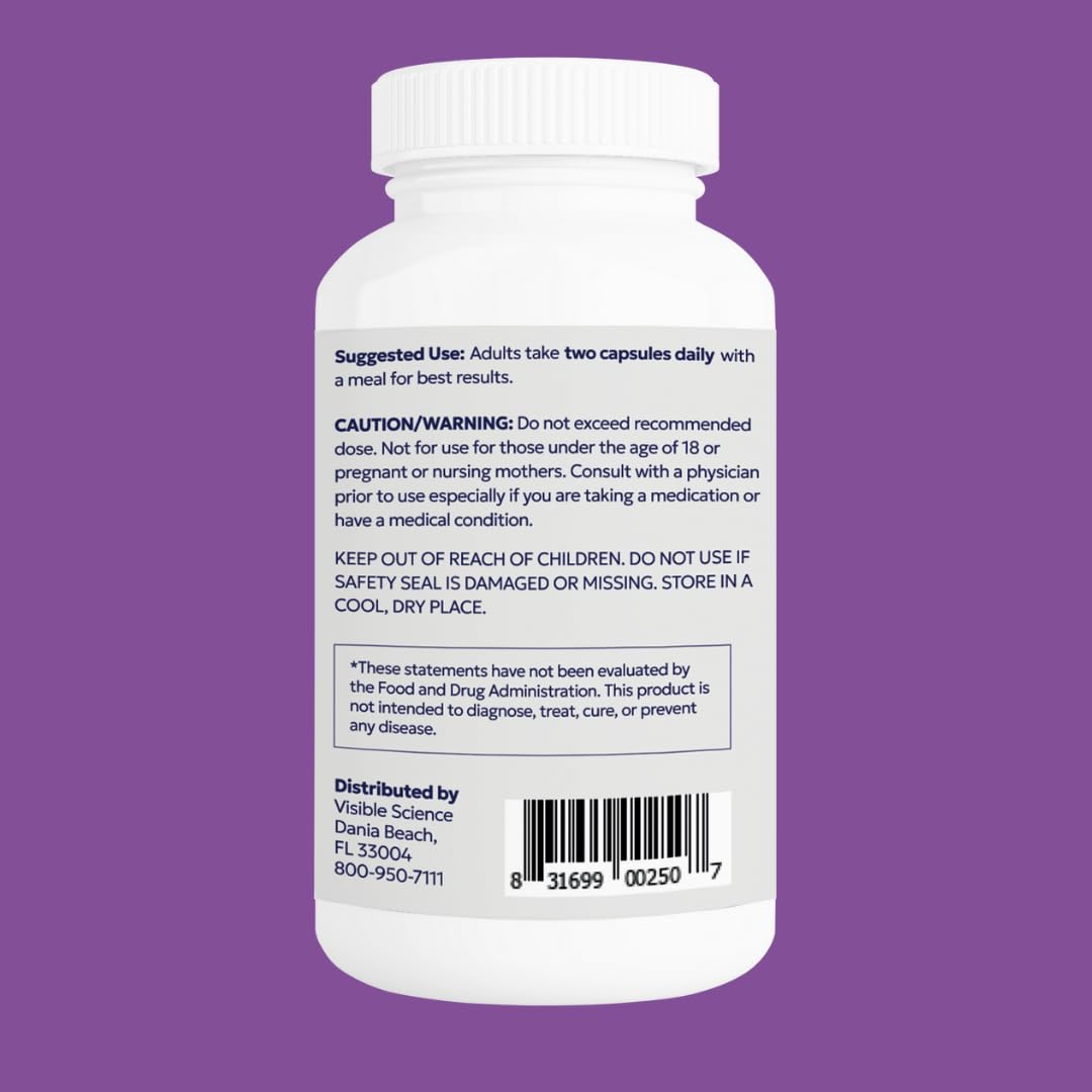 Thyroid Support Supplement with Iodine Selenium Ashwagandha B12 Zinc 60 Capsules Y917578