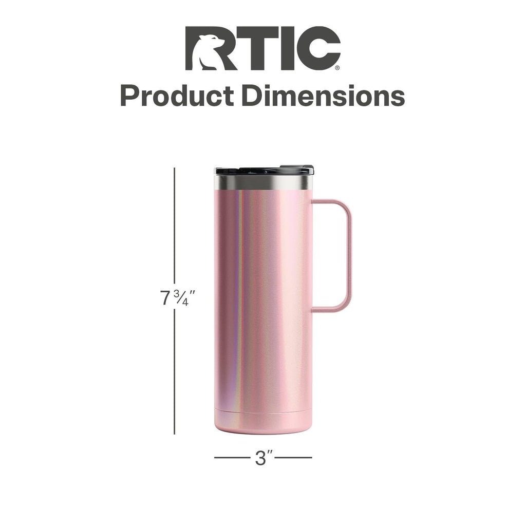 20oz Stainless Steel Insulated Travel Mug with Lid and Handle M31325