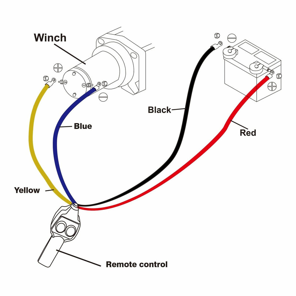 2500lbs 12V Waterproof Electric Winch with Steel Cable E275136