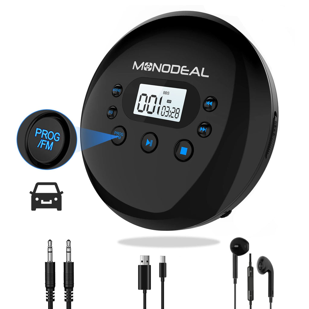 Portable CD Player with FM Transmitter U105529