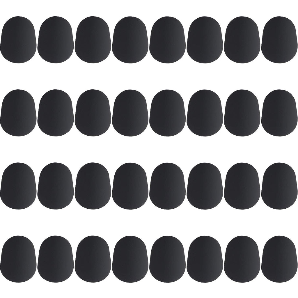 32 Pieces 0.8 mm Saxophone and Clarinet Mouthpiece Cushion Black A406