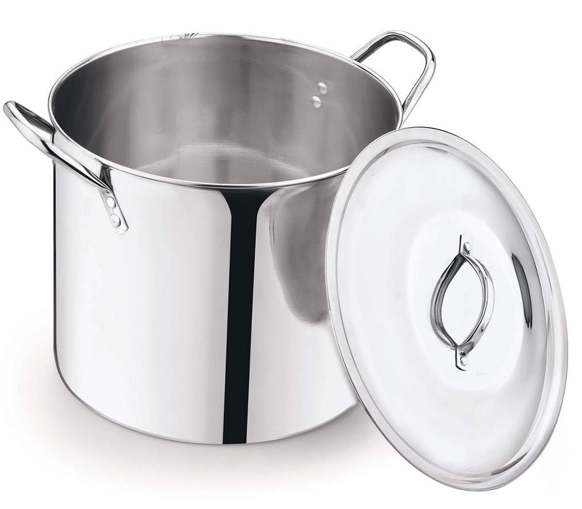 12 Quart Stainless Steel Stock Pot with Metal Lid X623803