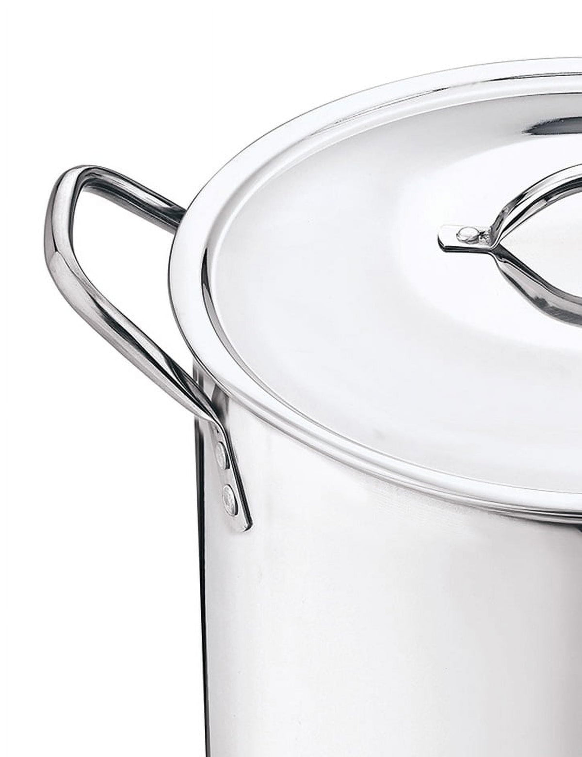 12 Quart Stainless Steel Stock Pot with Metal Lid X623803