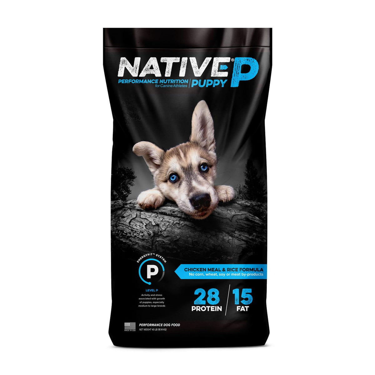 Chicken Meal and Rice Puppy Food 40 Pound Bag V8647