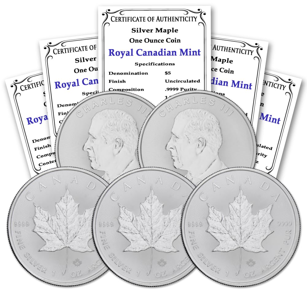 1 oz Canadian Maple Leaf Silver Coins X26097