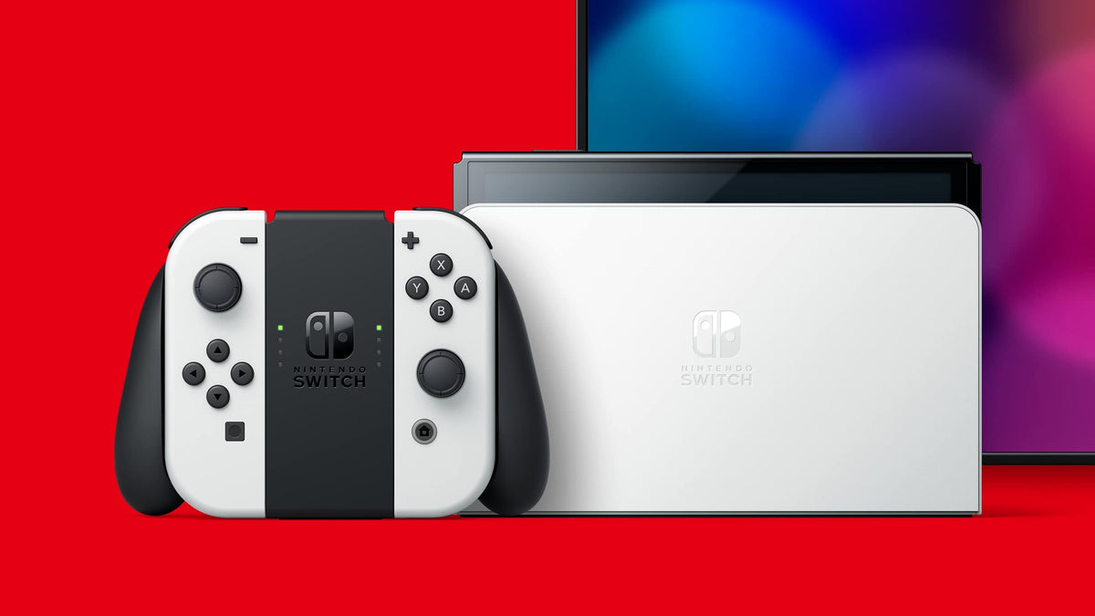 Nintendo Switch OLED Console with White Joy-Con J102034