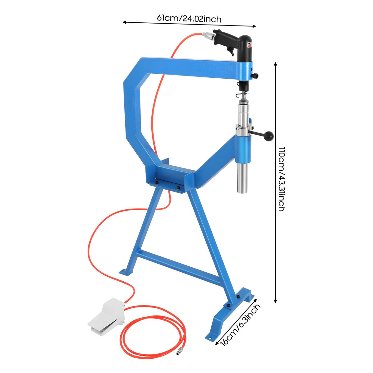 Pneumatic Planishing Hammer with Stand and Pedal U302925