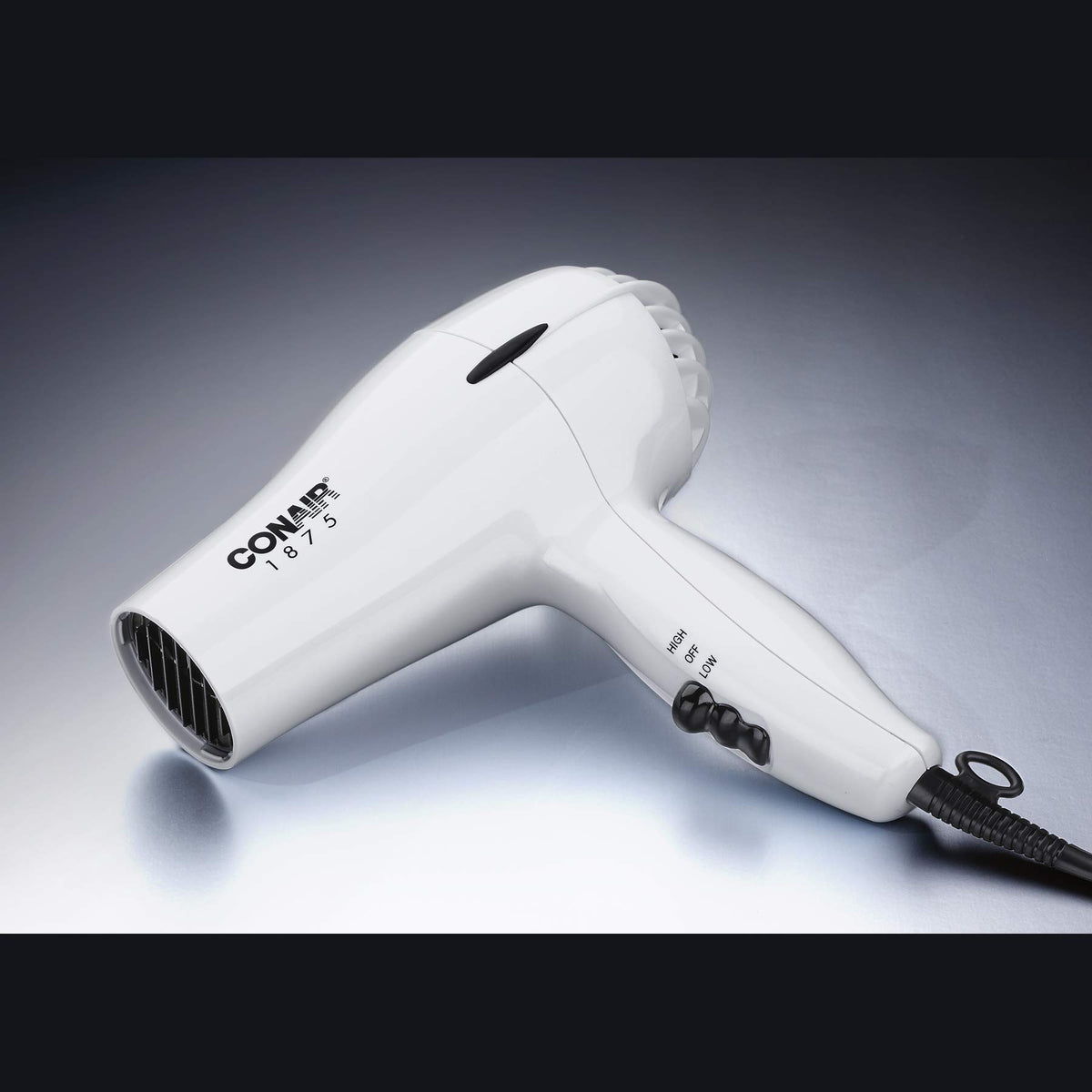 1875W Mid-Size White Hair Dryer C944