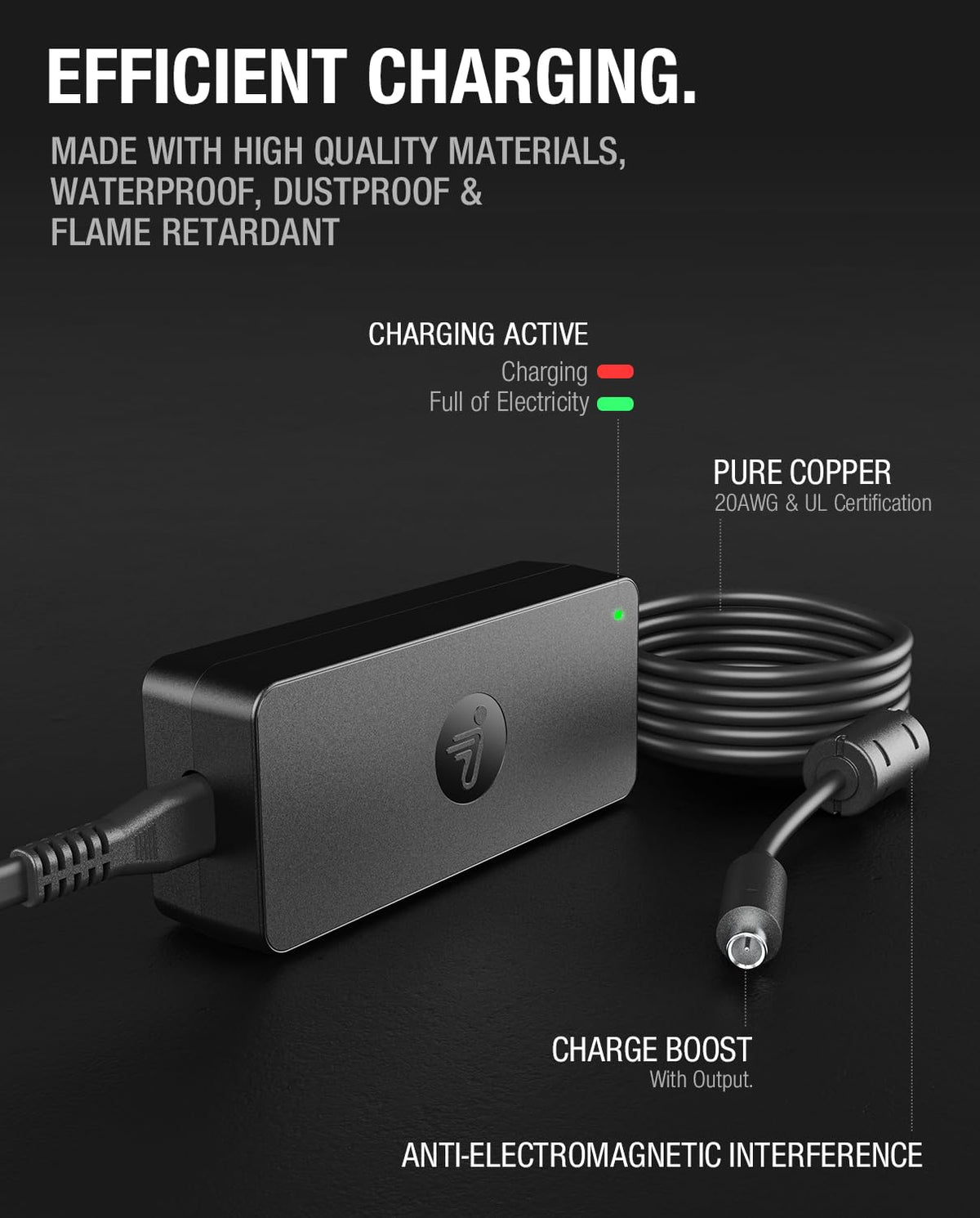 42V AC/DC Adapter 1.7A 71W Power T264
