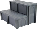 27" 2-Step Hot Tub Steps with Storage A60855