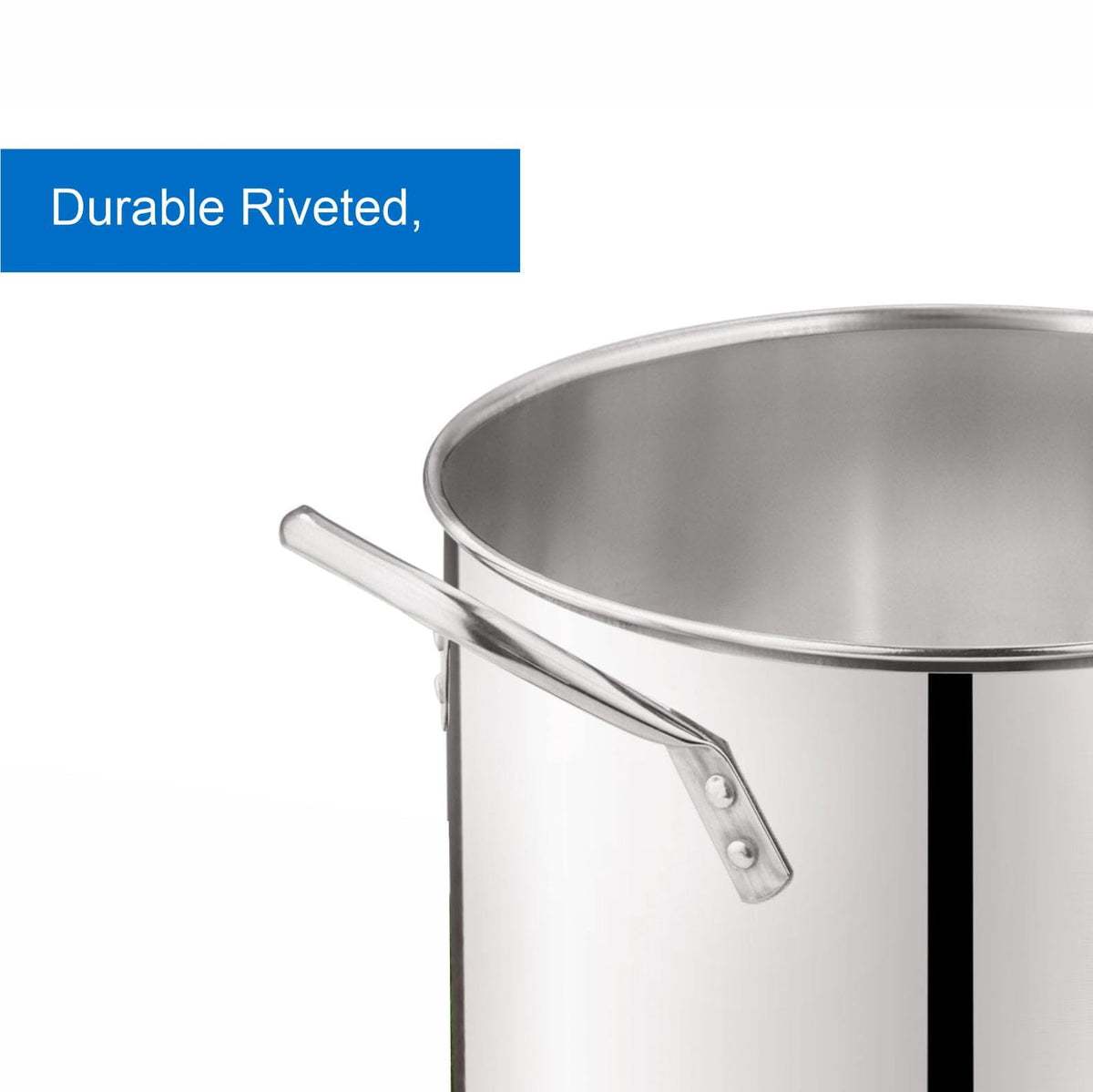 12 Quart Stainless Steel Stock Pot with Metal Lid X623803