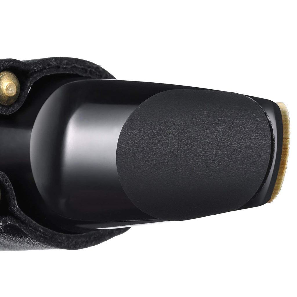 32 Pieces 0.8 mm Saxophone and Clarinet Mouthpiece Cushion Black A406