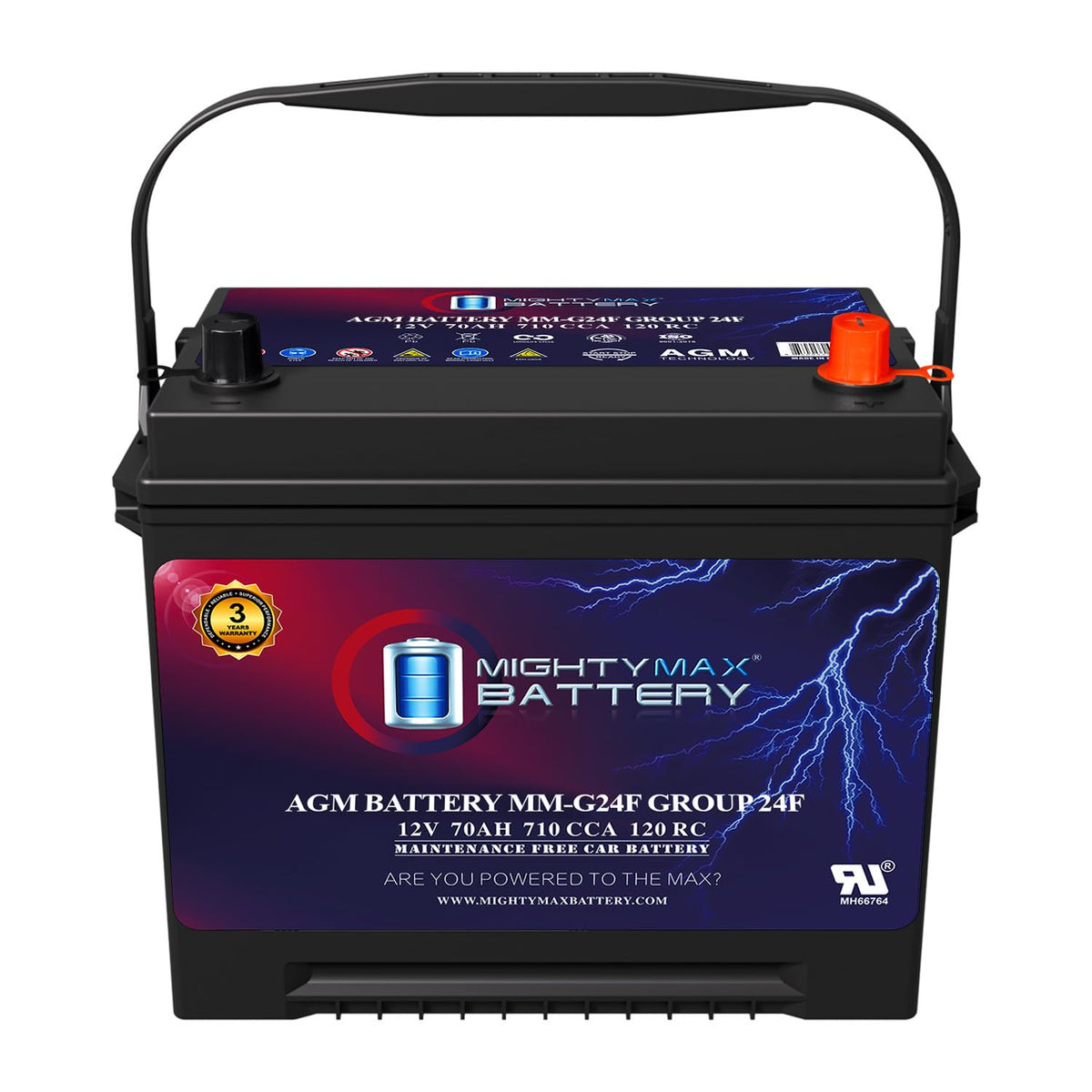 12V 70Ah AGM Replacement Battery C440864