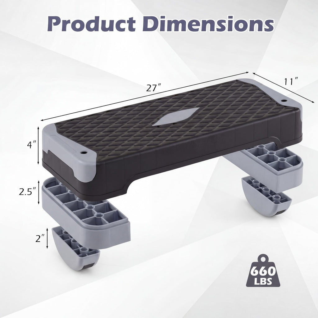 Adjustable 5 in 1 Aerobic Step Platform Y393