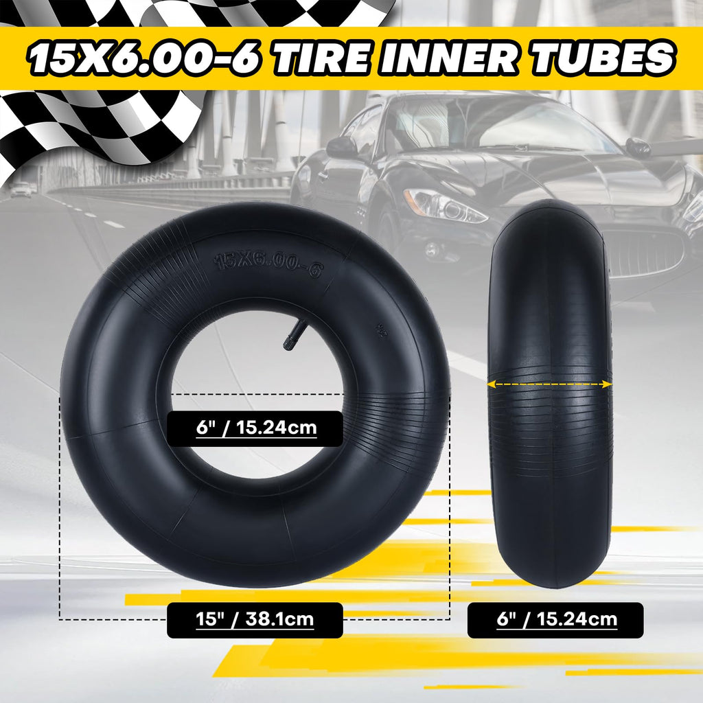 15x6.00-6 Tire Inner Tubes with TR-13 Valve Stem X746769