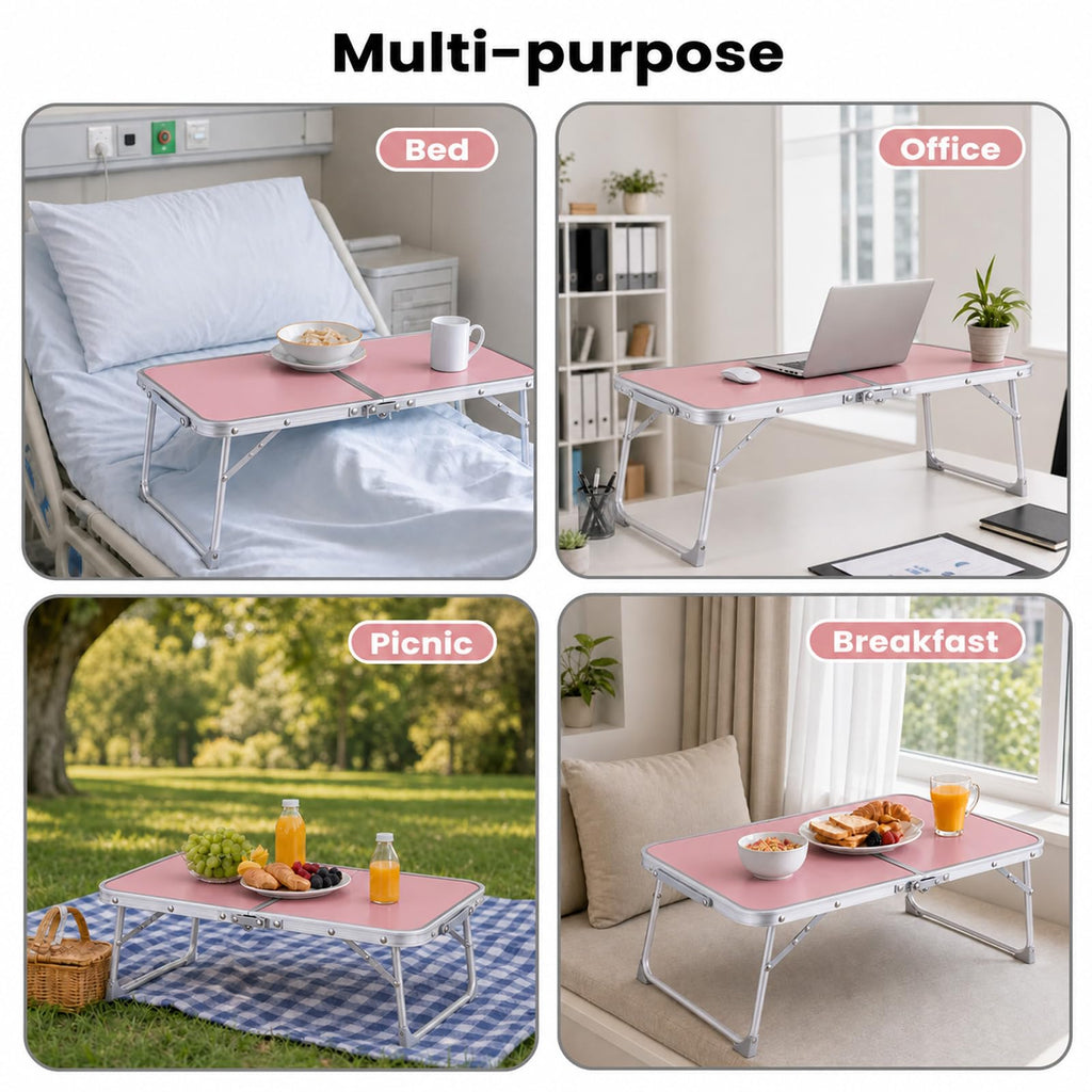 Foldable Laptop Desk with Hidden Storage C368641