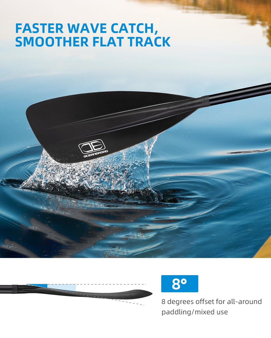 Adjustable Aluminum Alloy SUP Paddle W98210