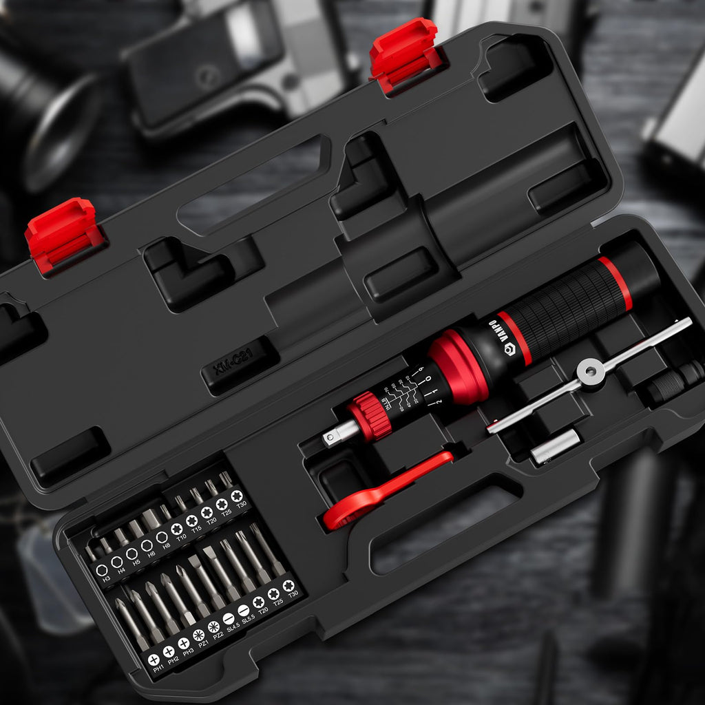 24 Pcs 10-70 Inch Pound Torque Screwdriver Set K811175