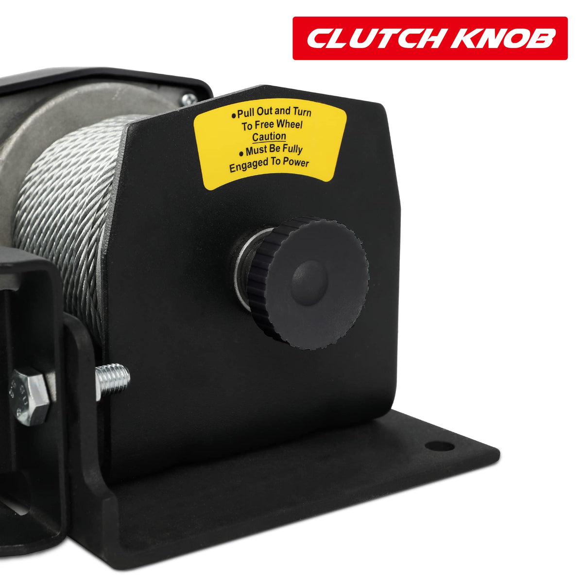 2500lbs 12V Waterproof Electric Winch with Steel Cable E275136