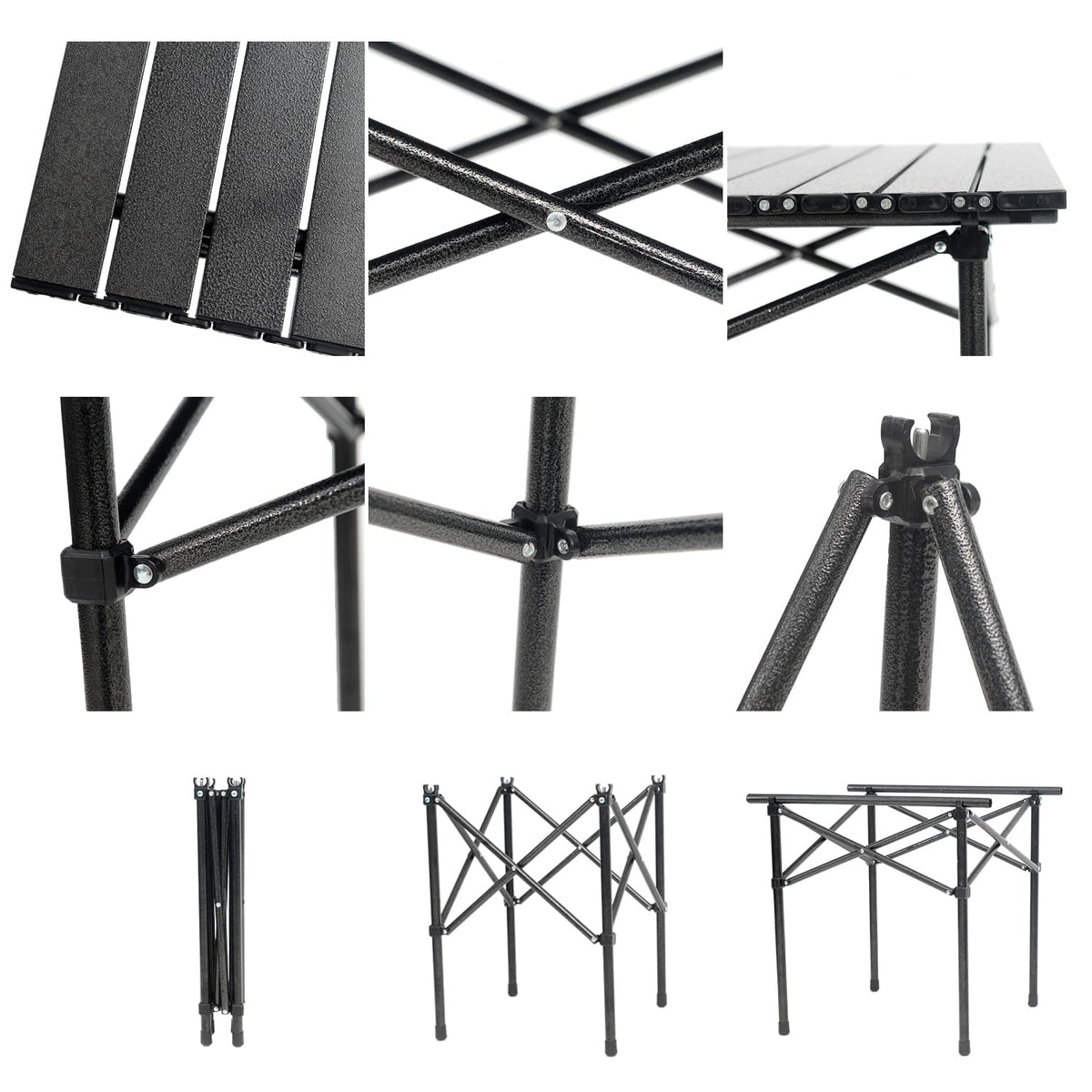 Portable Aluminum Folding Camping Table with Carry Bag R5683
