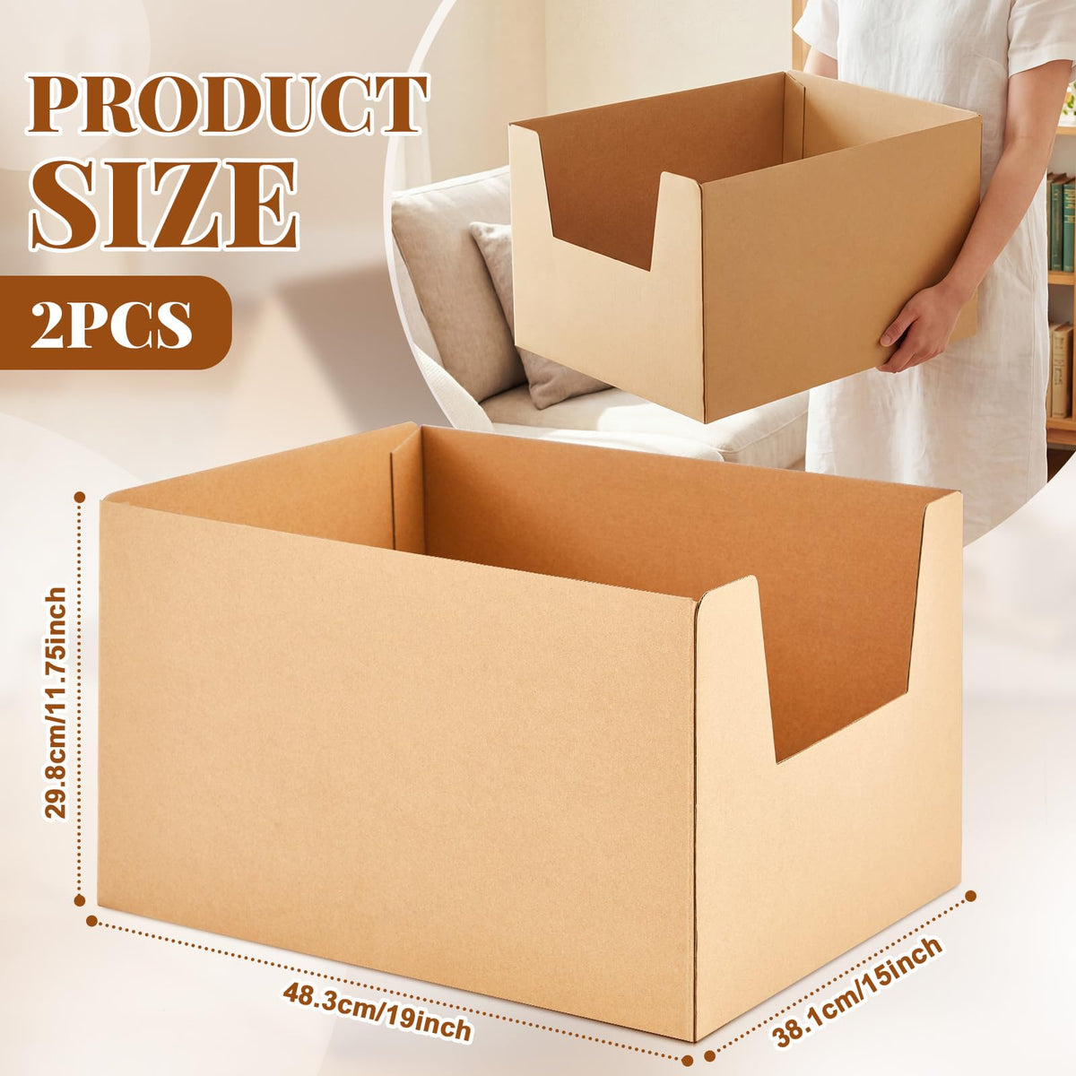 2 Pack XXL Disposable High Sided Litter Boxes J69315