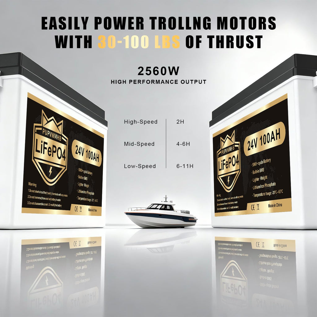24V 100AH Lifepo4 Battery with 100A BMS Y97685