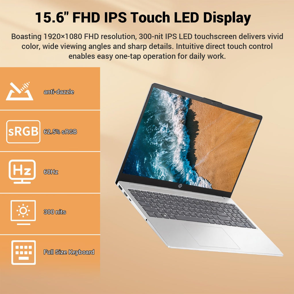 15.6" FHD Touchscreen Intel Core Ultra 5 Laptop U785