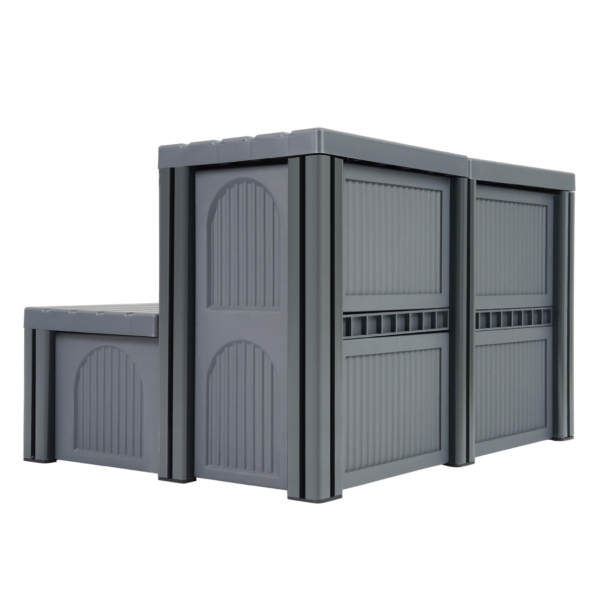 27" 2-Step Hot Tub Steps with Storage A60855