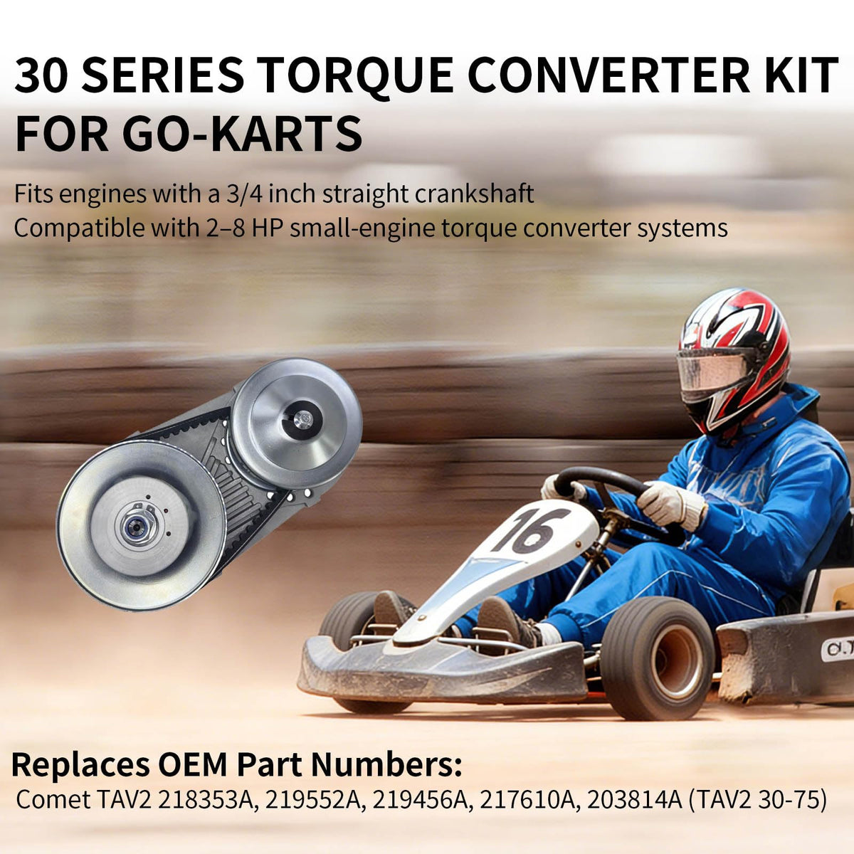 30 Series Torque Converter 3/4 Bore O1957