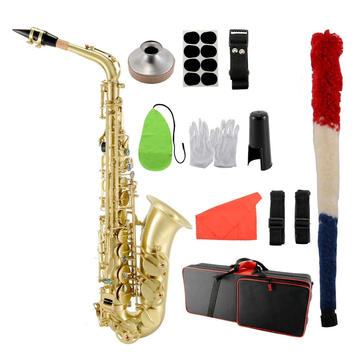 Antique Brushed E Flat Alto Saxophone F749