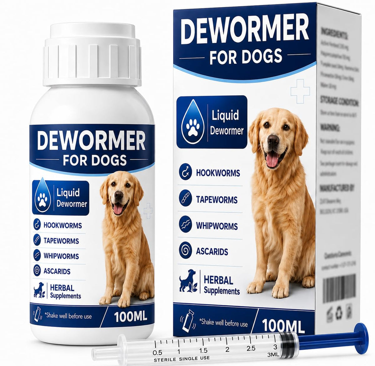 Dog and Puppy Dewormer Liquid Z113