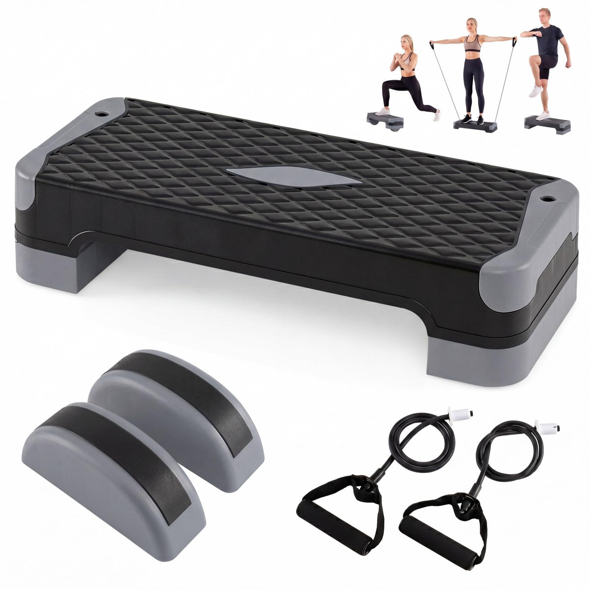 Adjustable 5 in 1 Aerobic Step Platform Y393