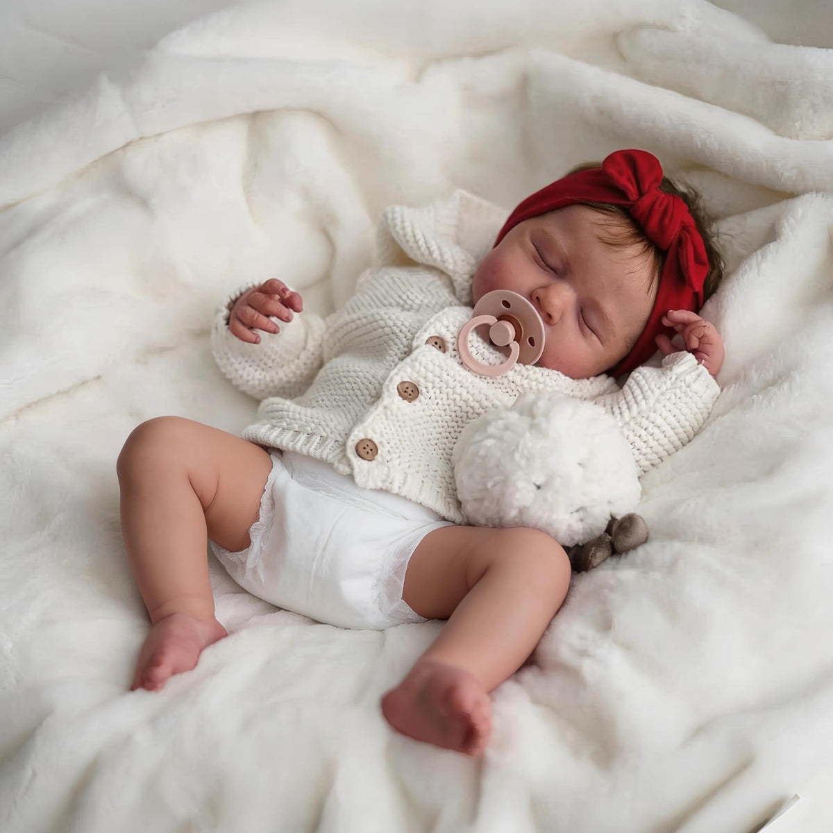 Lifelike Reborn Baby Dolls Full Body 20" Realistic Baby Dolls Girl W576