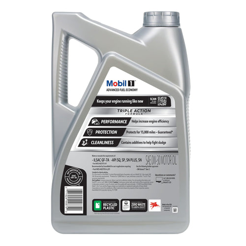 0W-30 Full Synthetic Motor Oil 5 Quart D365037