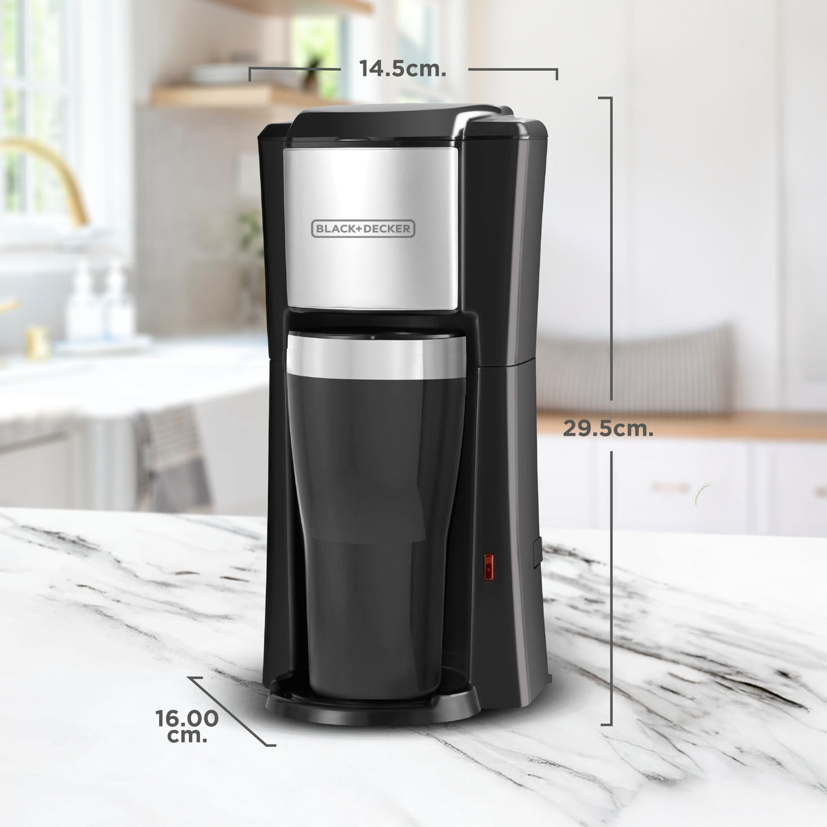 Black Single Serve Coffeemaker B332