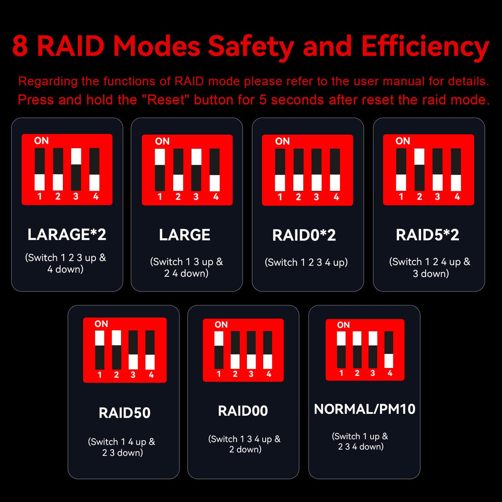 Aluminum 8 Bay Hard Drive RAID Enclosure with Cooling Fan I57050