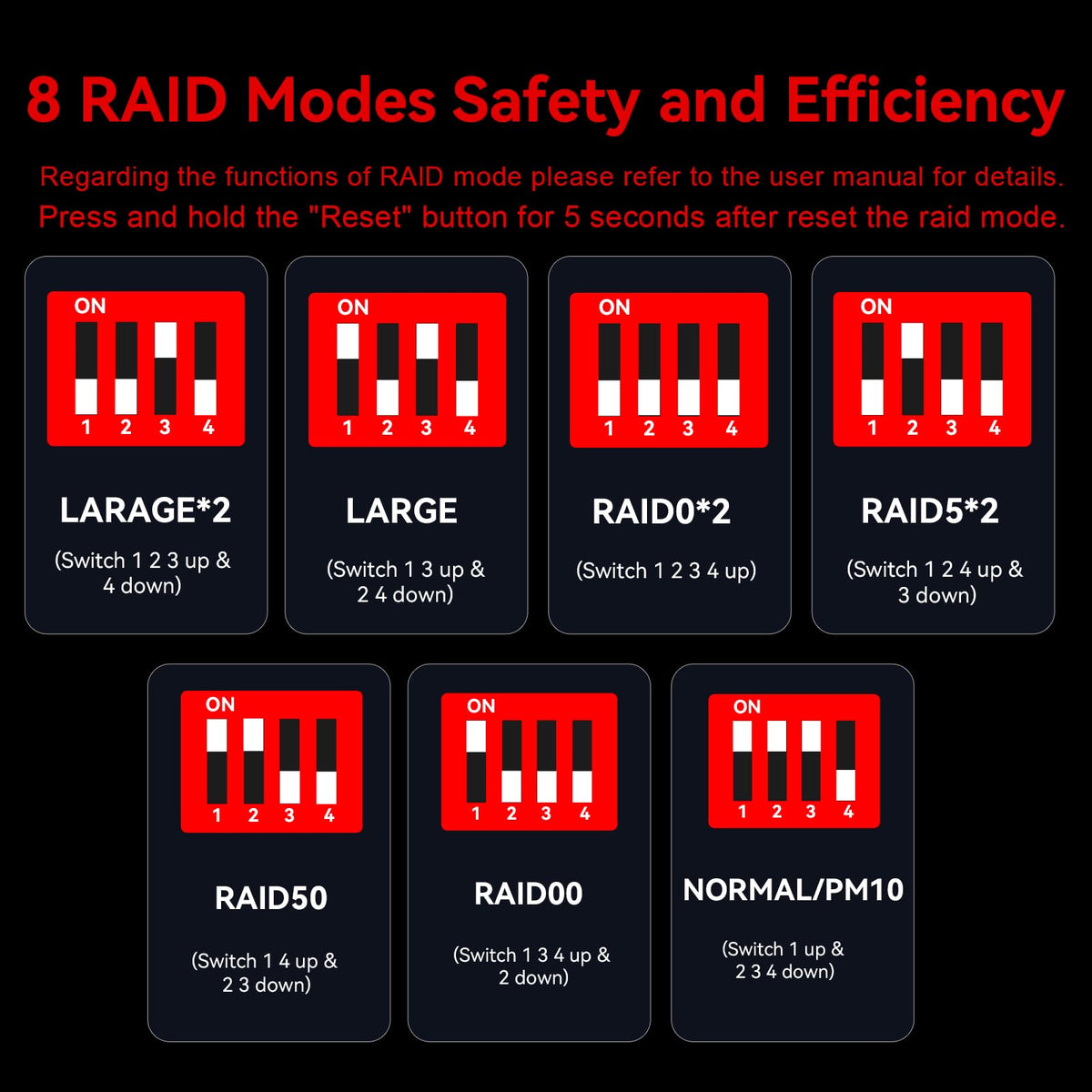 Aluminum 8 Bay Hard Drive RAID Enclosure with Cooling Fan I57050