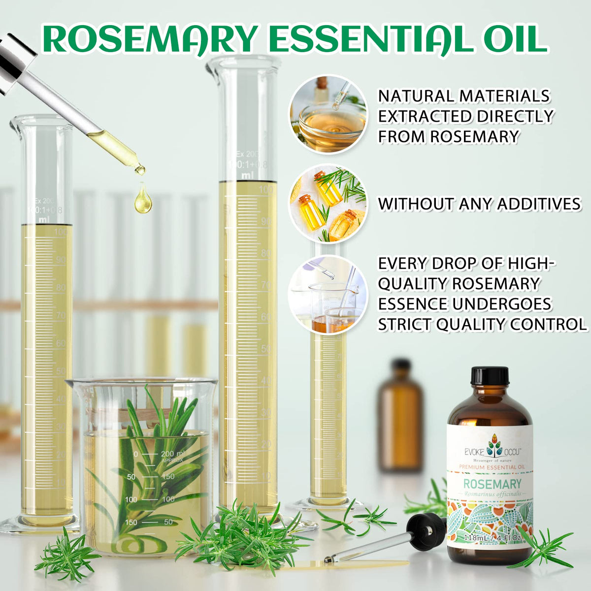 Rosemary Peppermint Lavender Essential Oil 4 Oz N24060
