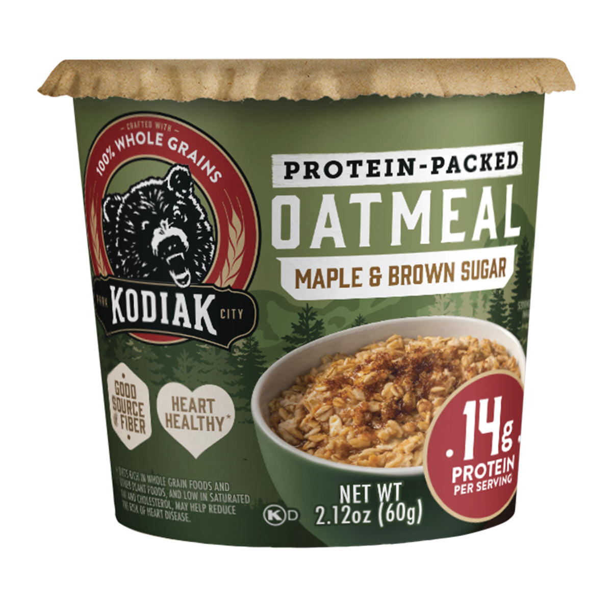 Instant Protein Maple & Brown Sugar Oatmeal, 2.12oz (Pack of 12) E5519