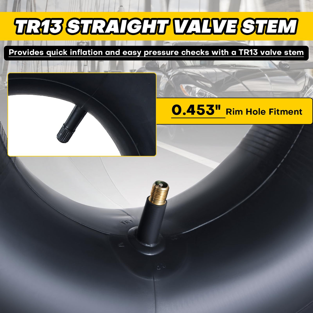 15x6.00-6 Tire Inner Tubes with TR-13 Valve Stem X746769