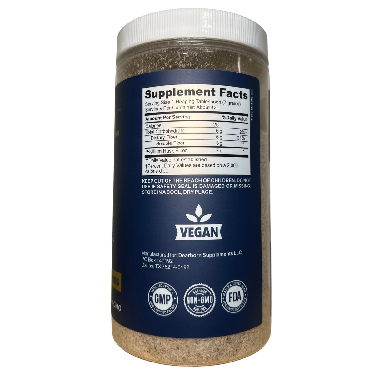 Psyllium Husk Whole Fiber Supplement L529
