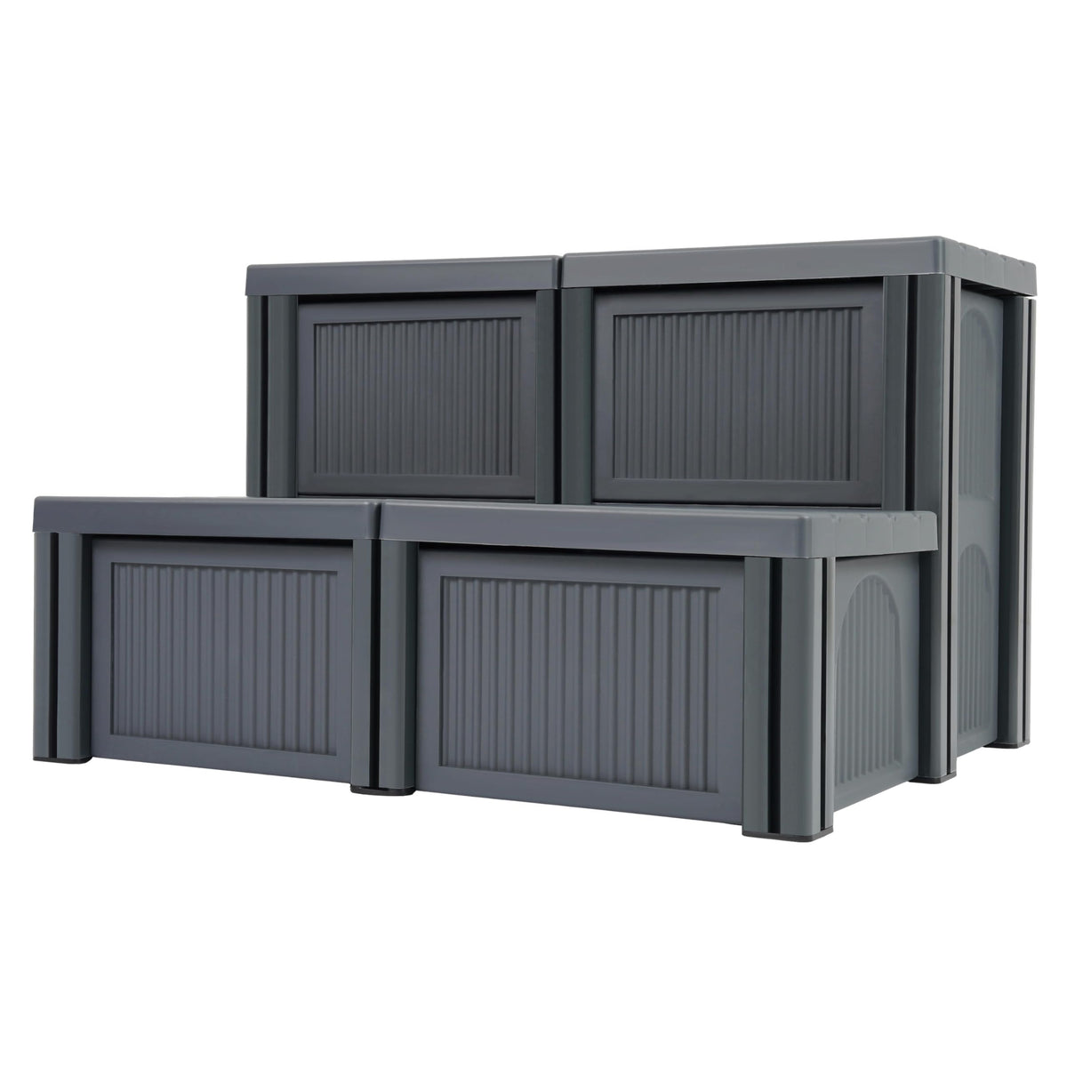 27" 2-Step Hot Tub Steps with Storage A60855