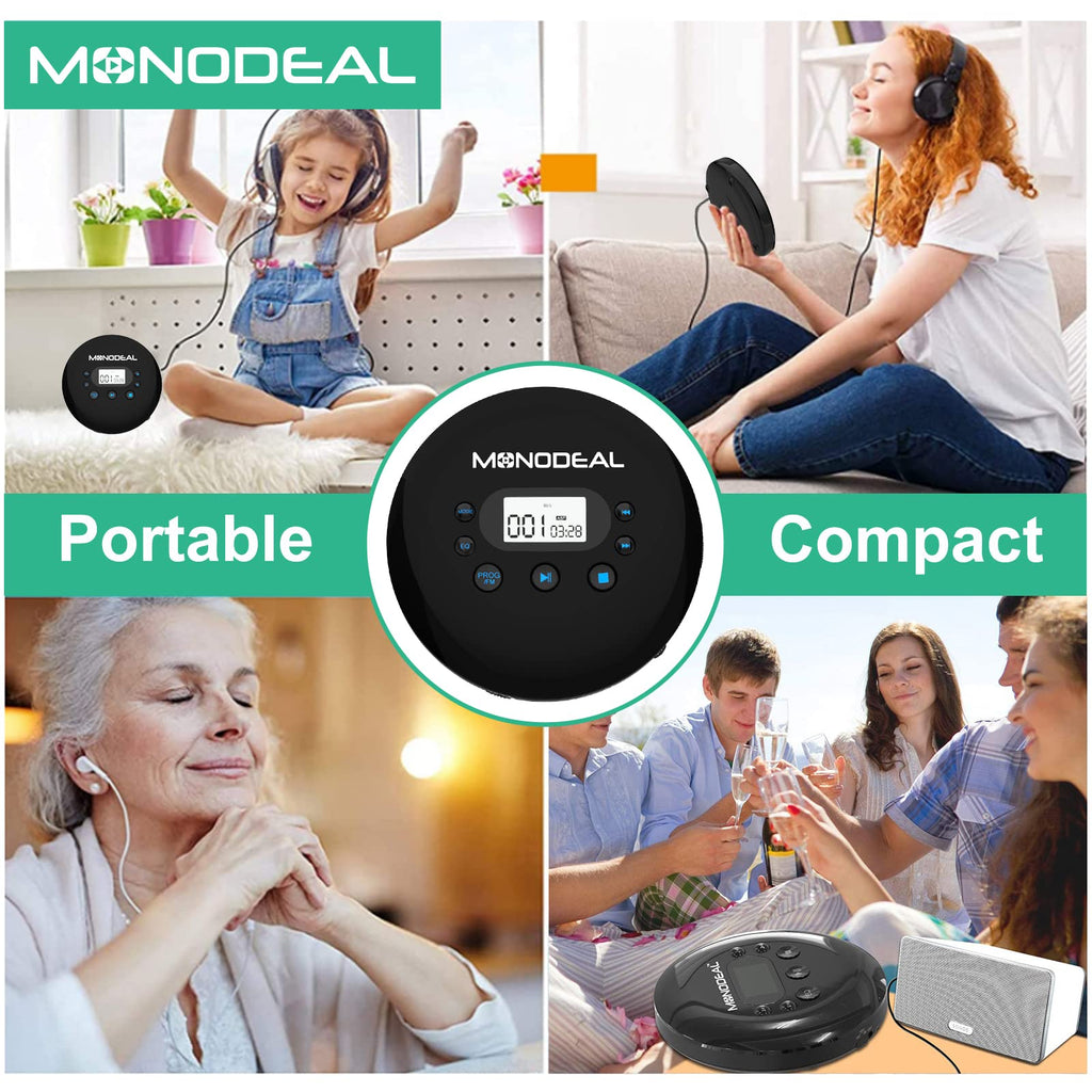 Portable CD Player with FM Transmitter U105529