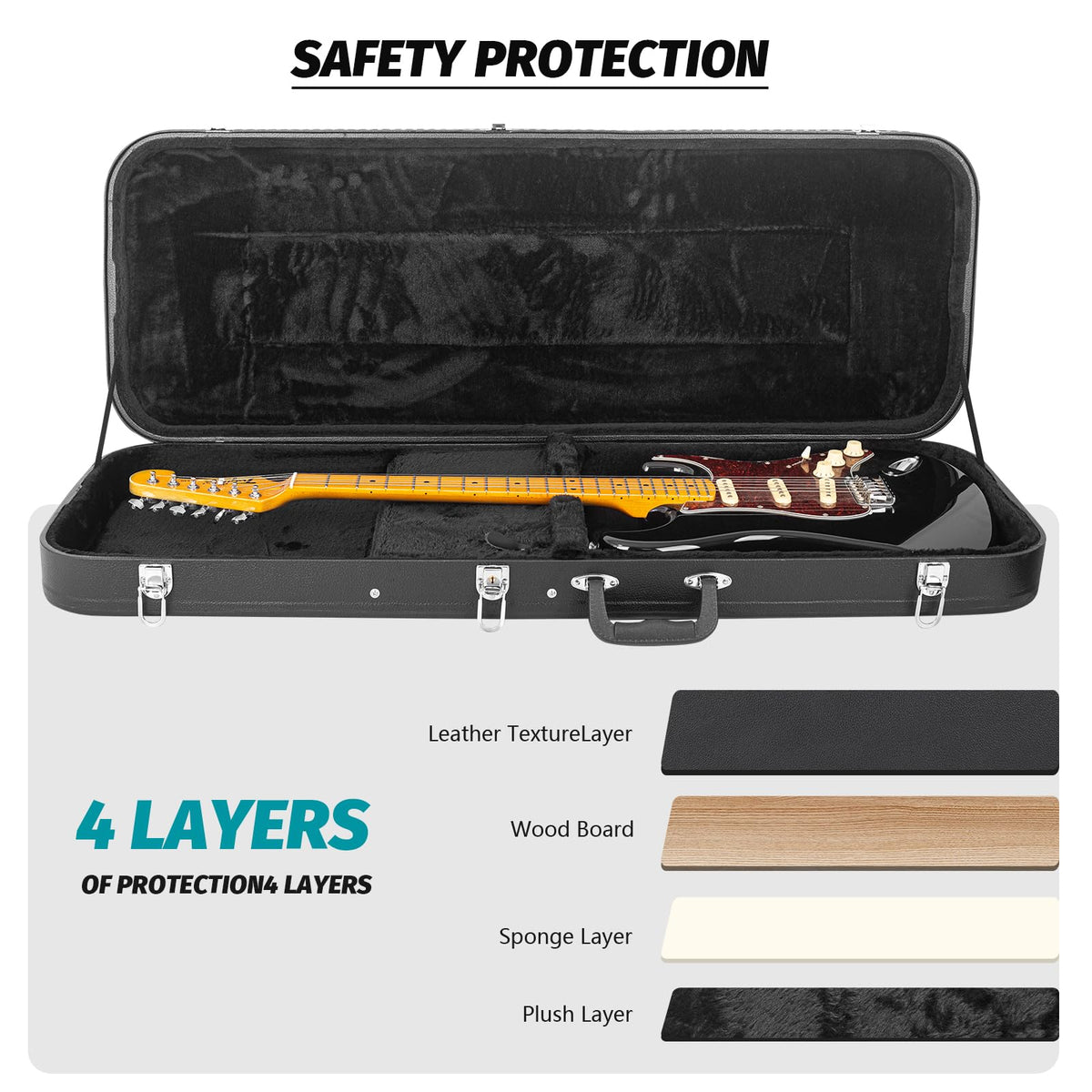39-Inch Electric Guitar Hard Shell Case P512960