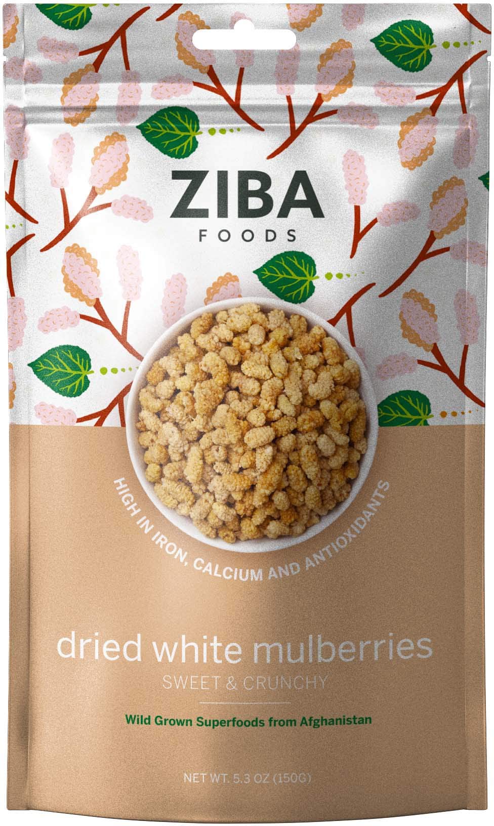 White Dried Mulberries 5.3oz N88745