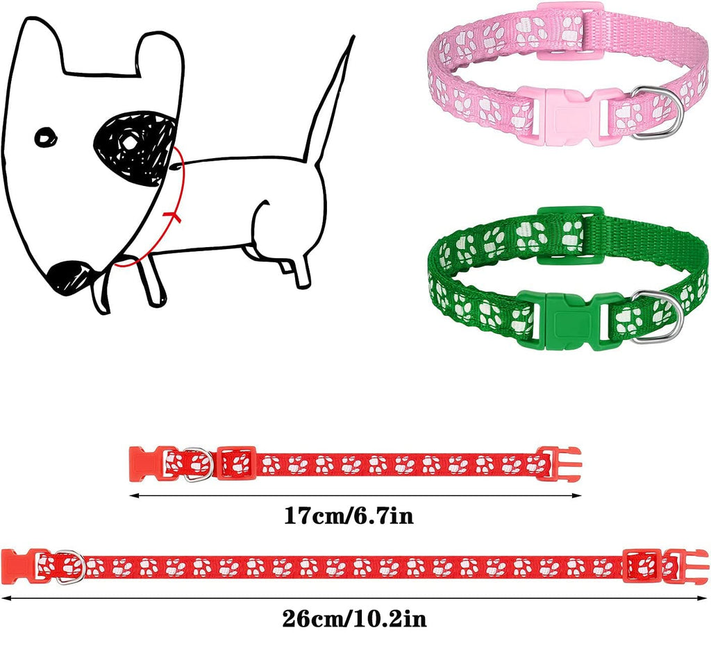 12 Pack Adjustable Puppy Collars H6781